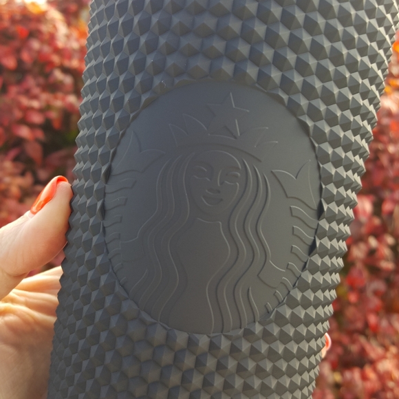 *Last One* Matte Black Soft-Touch Bling Cold Cup - Picture 3 of 8